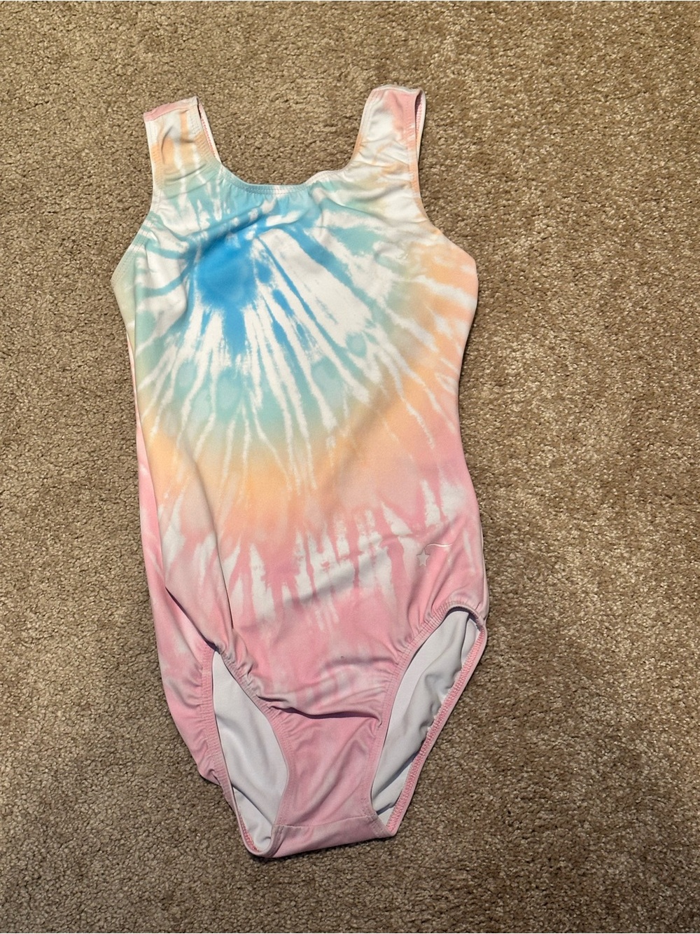Destira Pastel Tie-Dye Tank Leotard